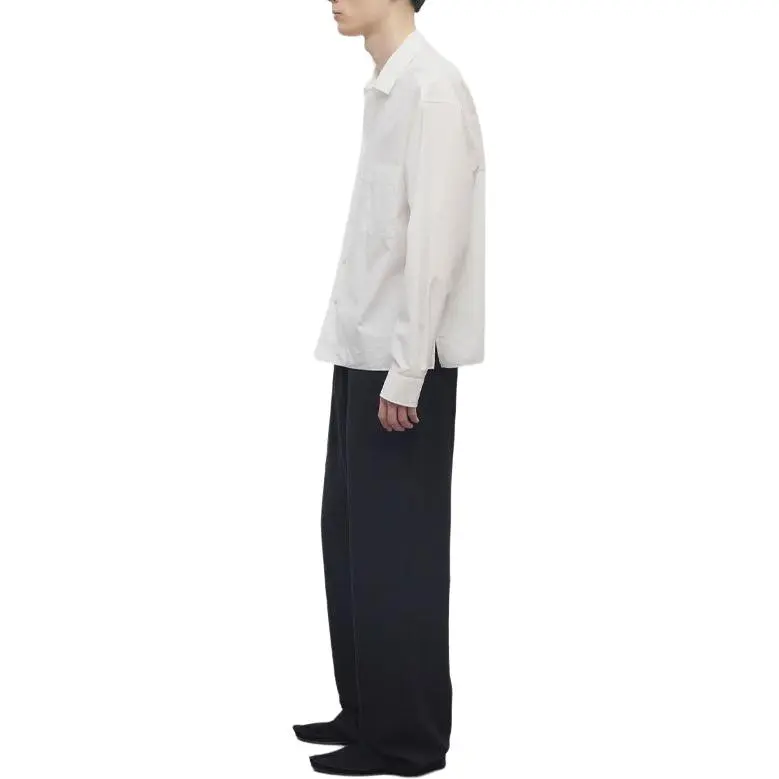 THE ROW Casual Pants Men's Black-4