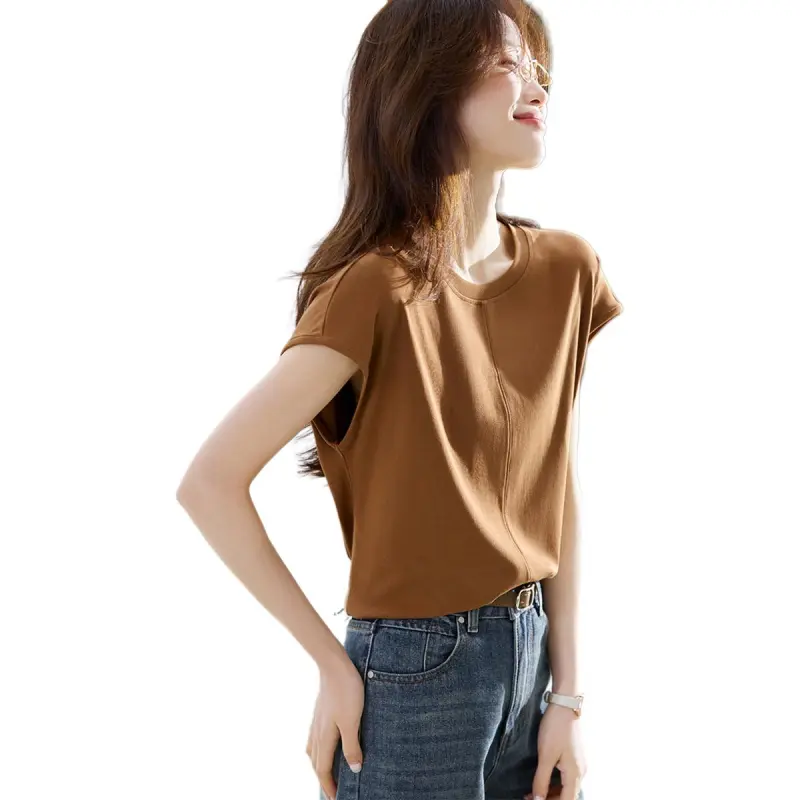 Mo Han Yi Mei T Shirt Women's Coffee-3