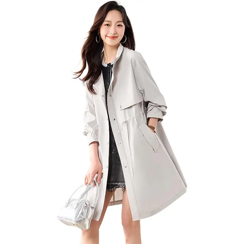 Yi Mengyuan Trench Coat Women's-5