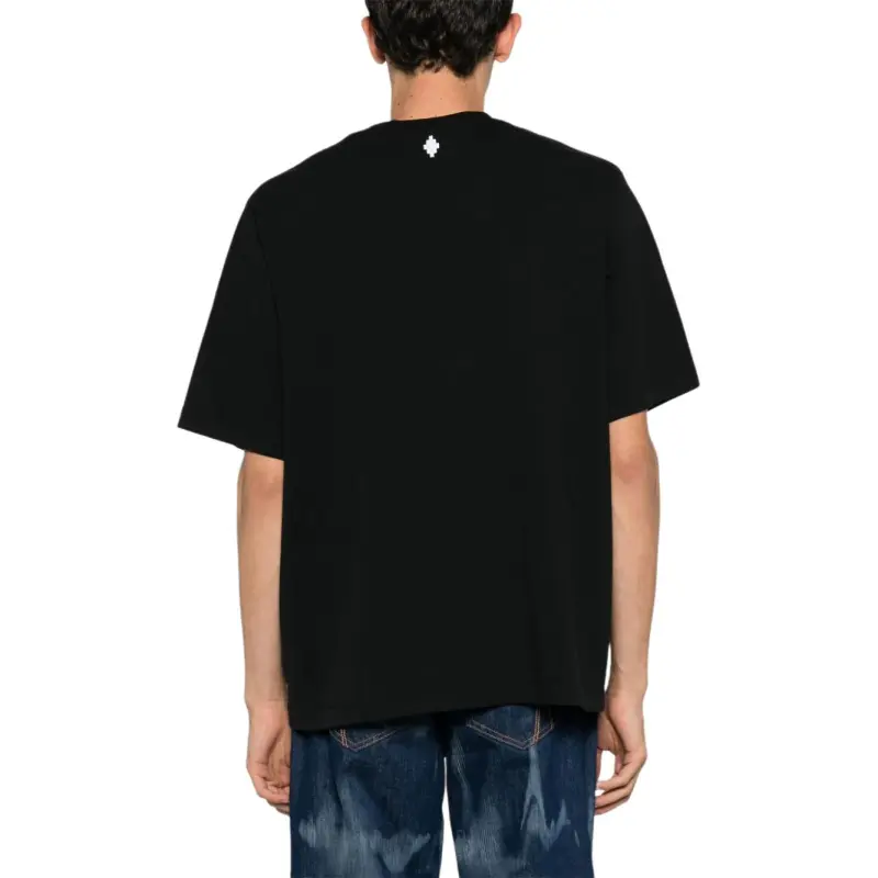 Marcelo Burlon Collar Feathers Cotton T-shirt-3