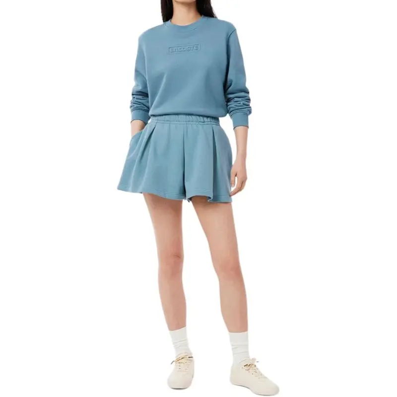 LACOSTE Pleated Fleece Shorts-6