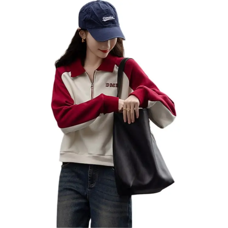 【dme】 Sweatshirt Women's Burgundy-2
