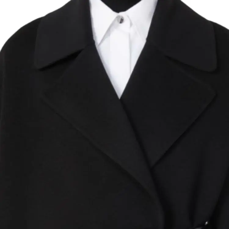 SportMax Coats Women's Black-4