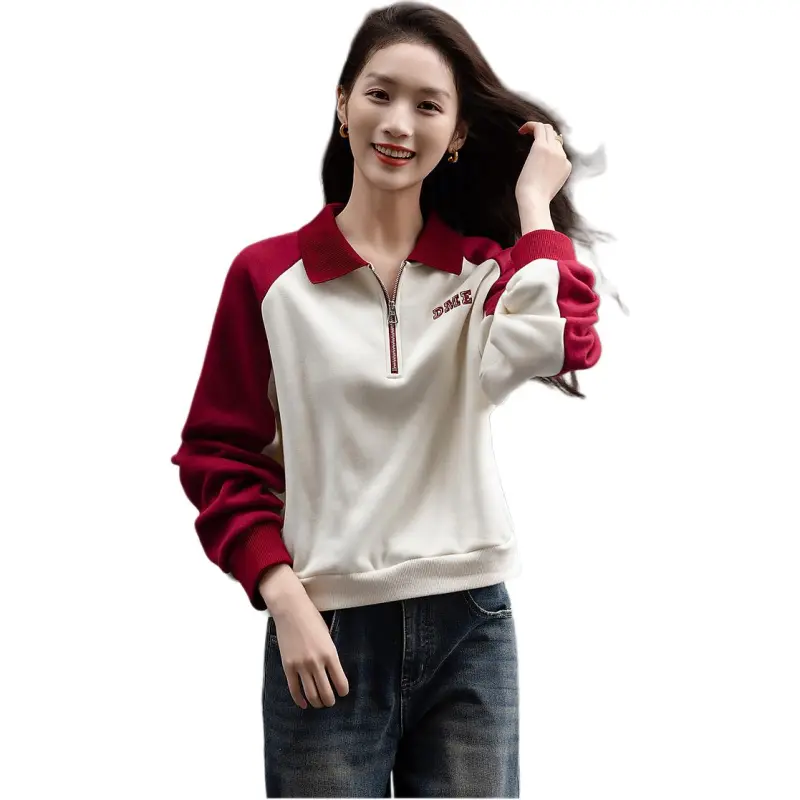 【dme】 Sweatshirt Women's Burgundy-1