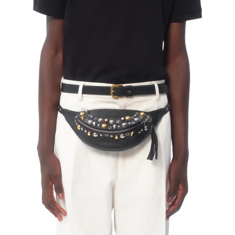 Valentino Logo Embroidered Straight Hem Polo Shirt-7