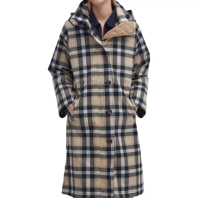 BARBOUR FW24 Jackets Coats Women's Beige Blue-2