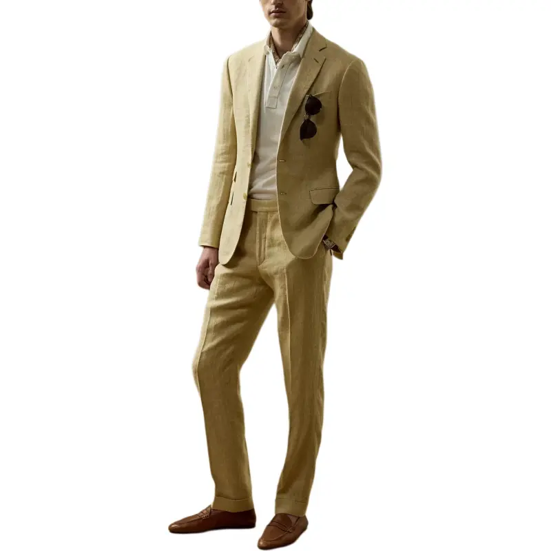 Ralph Lauren Purple Label Woven Blazer-3