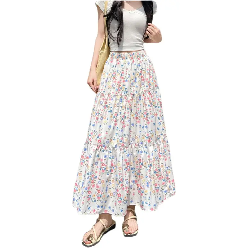 Mu Xiao Xin Casual Long Skirt Women's-7