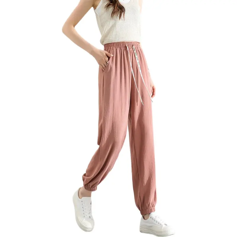 Musewave Casual Pants Women's Orange Pink-1