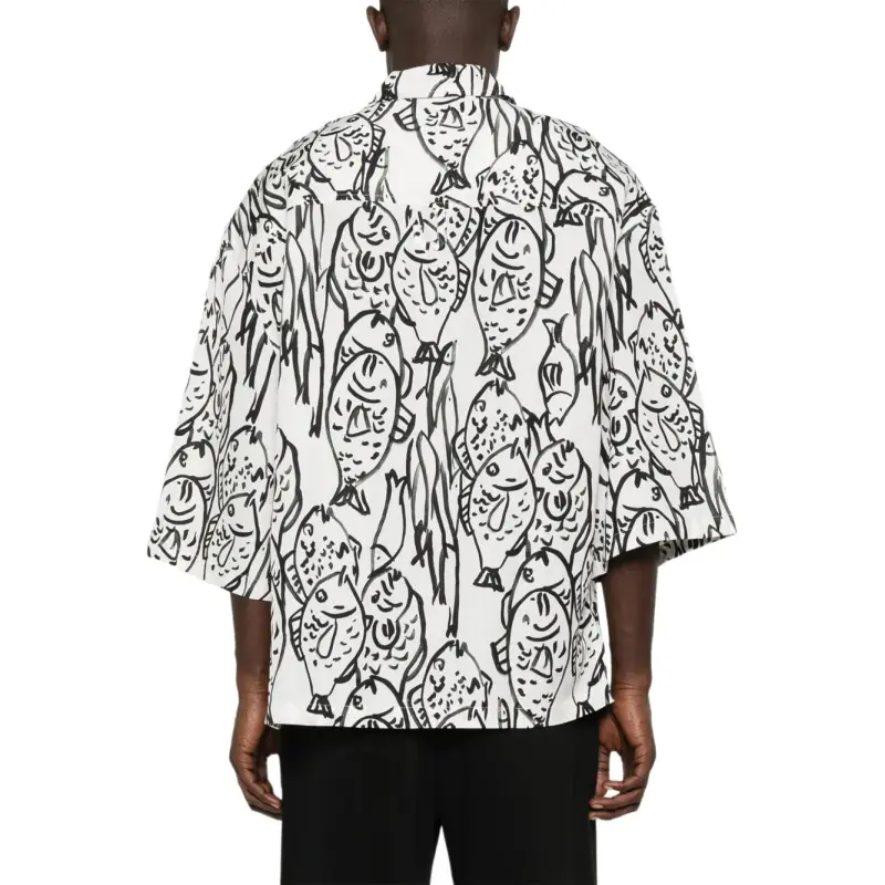 Jacquemus Fish Print Boxy Shirt-2