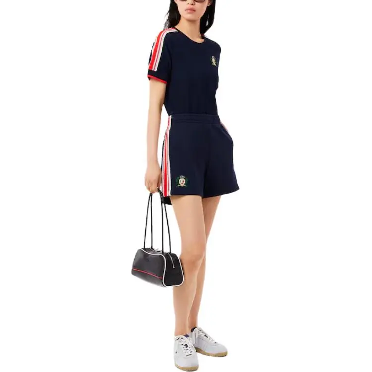 LACOSTE SS25 Casual Shorts Women's Marine Blue-4