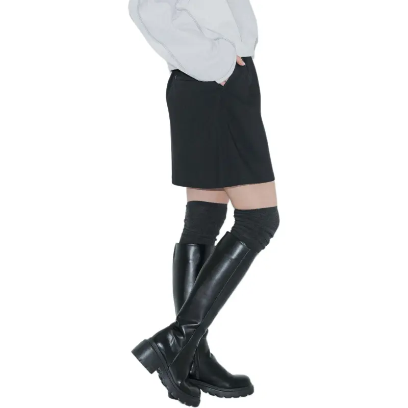 PUBLIC TOKYO SS25 Casual Short Skirts Women's Black-4