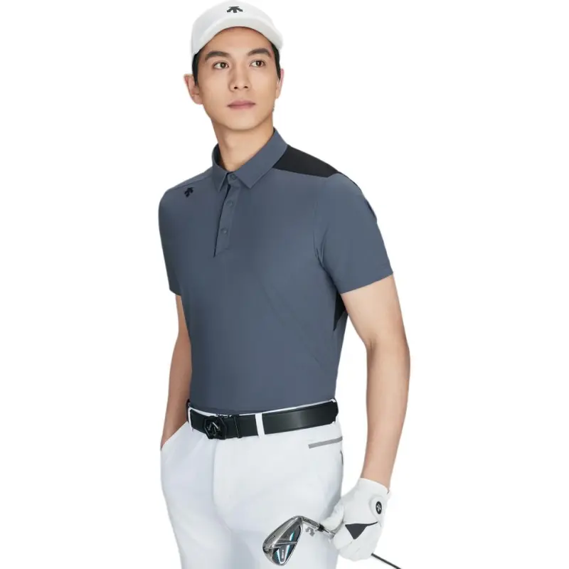 DESCENTE Golf FIELD Polo Shirt Men's-1