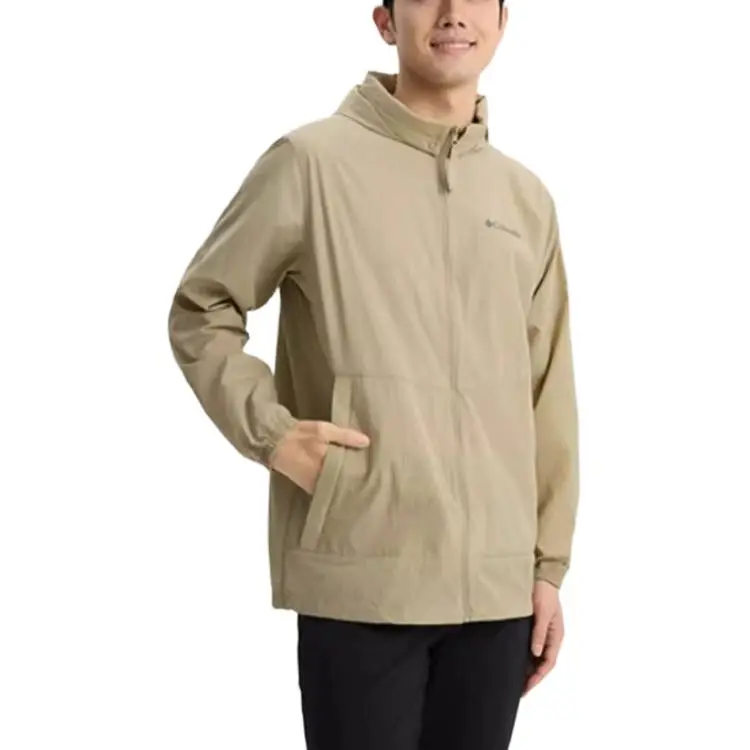 Columbia Breathable Quick Dry Abrasion-Resistant UV Protection Cooling Sun Protection Clothing Men's Khaki-2