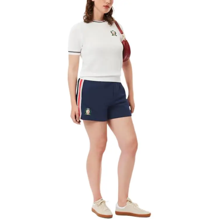 LACOSTE SS25 Casual Shorts Women's Marine Blue-3