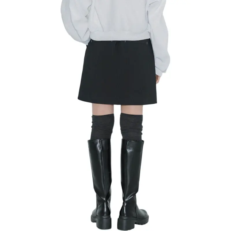 PUBLIC TOKYO SS25 Casual Short Skirts Women's Black-3