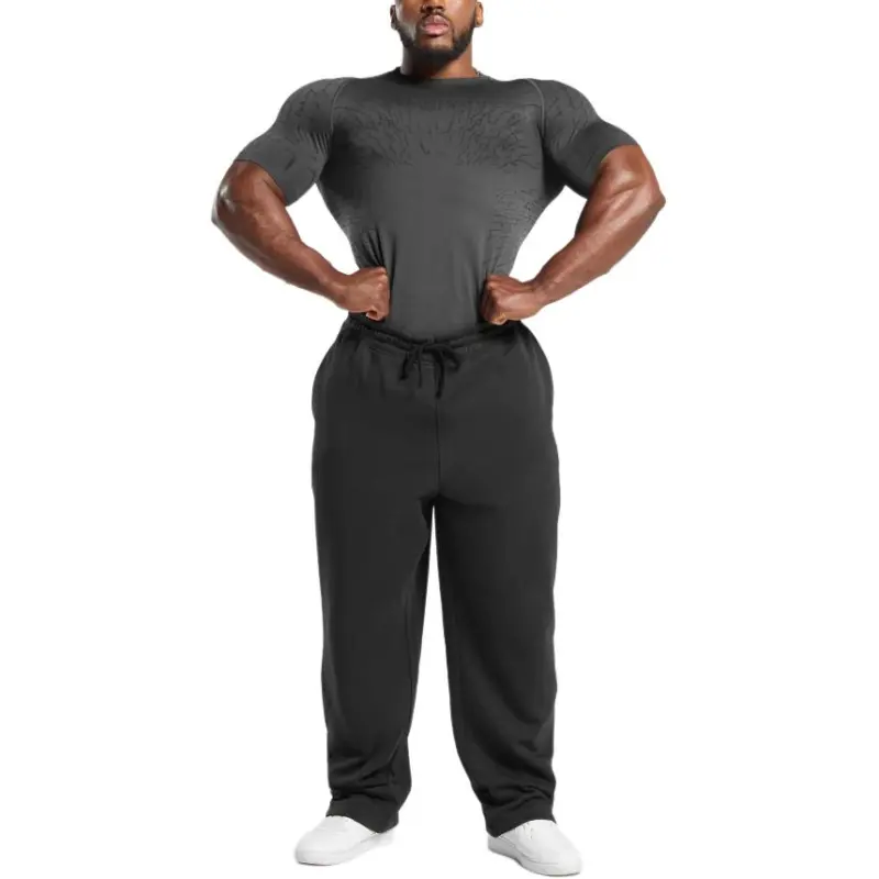 GYMSHARK T Shirt Men's Asphalt Gray/Black-1