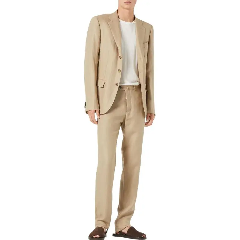 Loro Piana Carlo SS25 Casual Pants Men's Elm-2