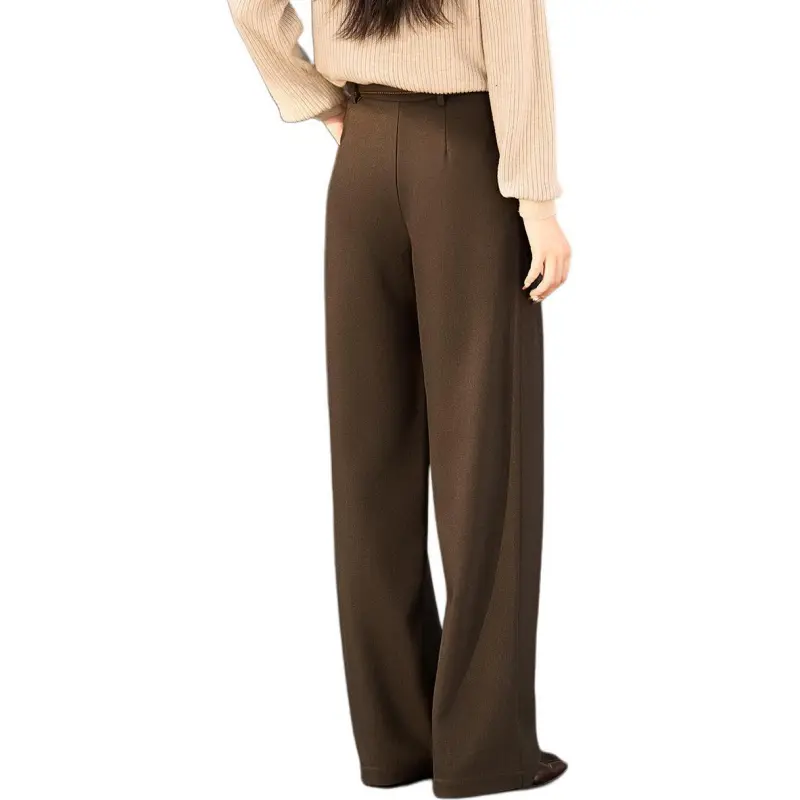 Mo Han Yi Mei Casual Pants Women's Khaki-4