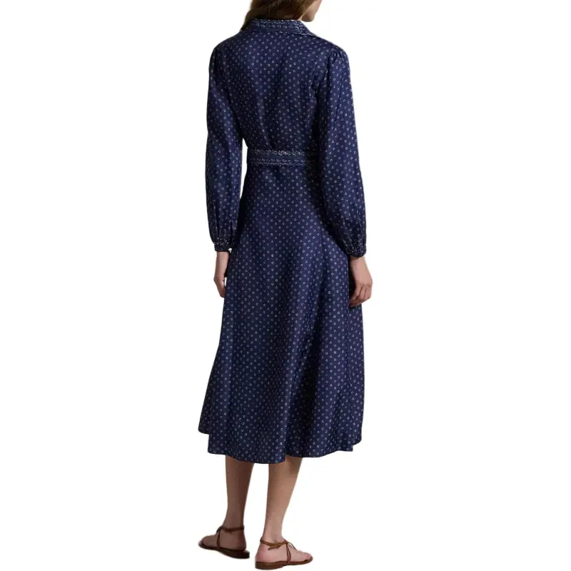 Polo Ralph Lauren Long-Sleeved Dresses Women's Marine Blue-2
