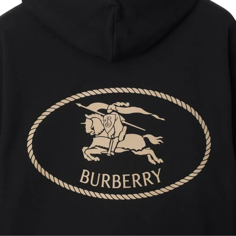 Burberry Knight print Cotton Hoodie-1