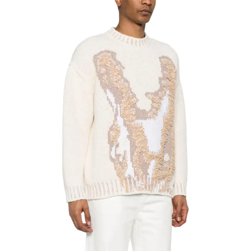 LACOSTE Jacquard logo Sweater-2
