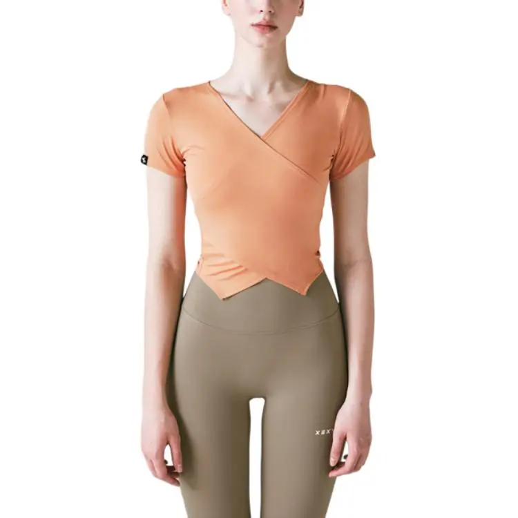 XEXYMIX T Shirt Women's Saffron-1