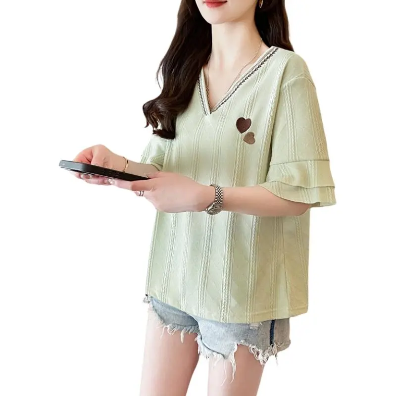 KAISER Drop Shoulder Sleeve T Shirt Women's-13