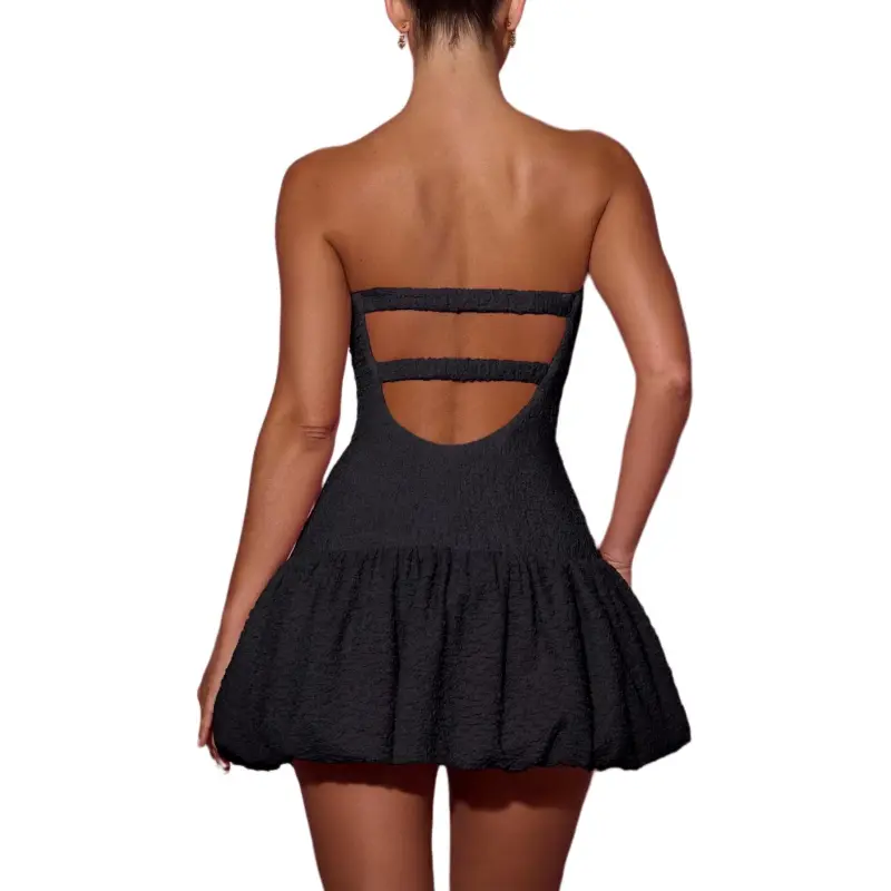 OH POLLY SS25 Lavinia Sleeveless Dress Women's Black-1