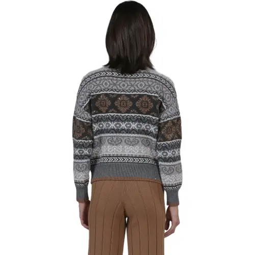 Andrè Maurice Knitwear Women's Houndstooth