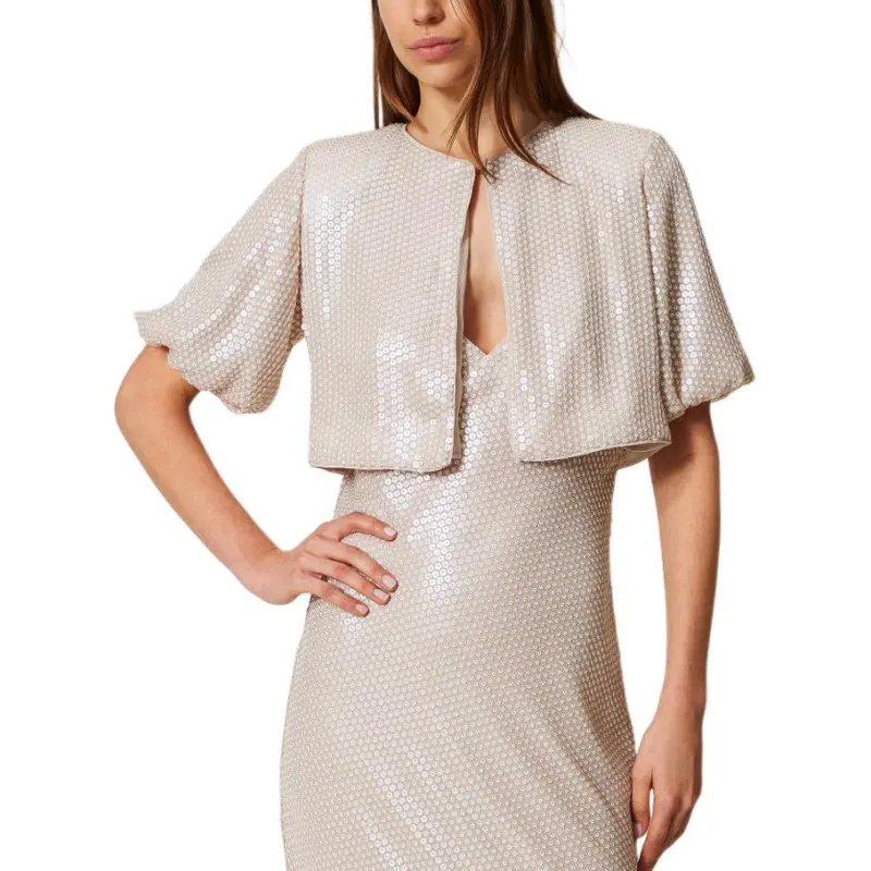 Twinset Woven Shrug Wrap-2