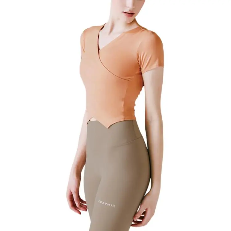 XEXYMIX T Shirt Women's Saffron-3