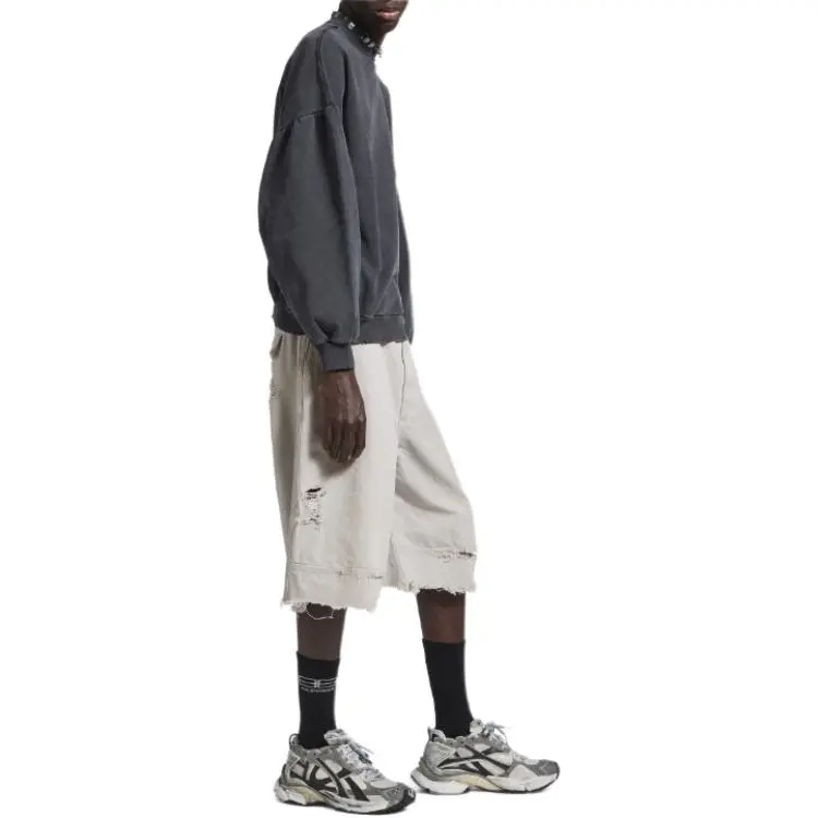Balenciaga SS25 Casual Shorts Men's Light Gray-4
