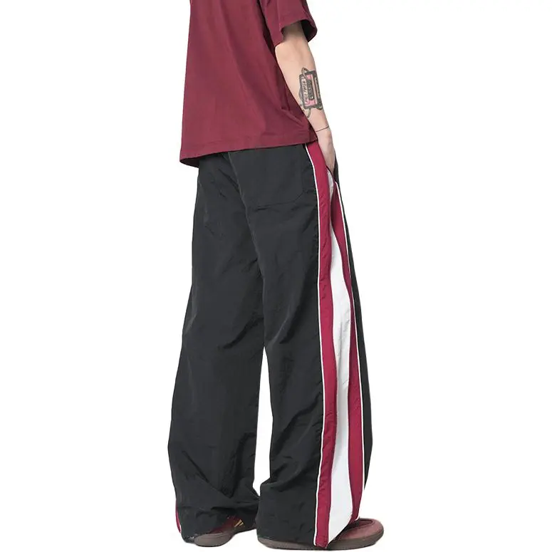 HOKLV Casual Pants Unisex Black-1