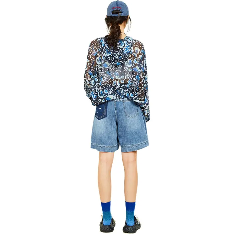 MUGUOGUOMU Denim Shorts Women's-1