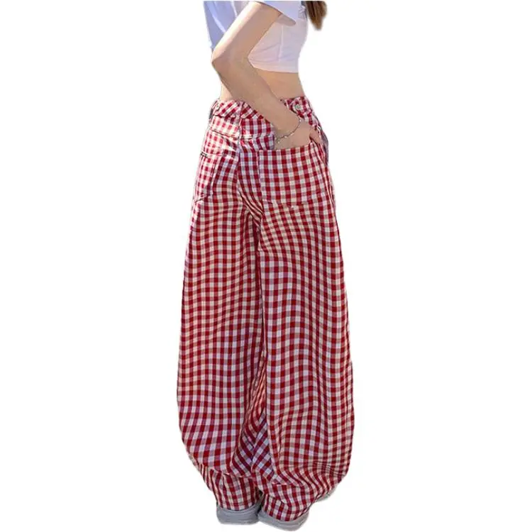 SISC Casual Pants Women's Red-1