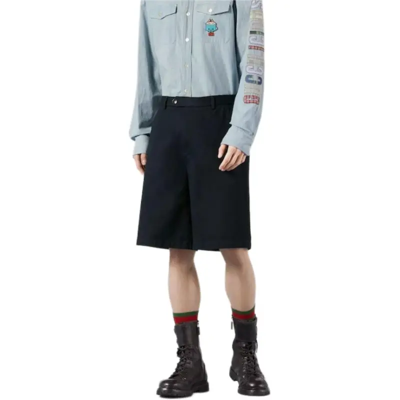 GUCCI Casual Shorts Men's Dark Blue-1