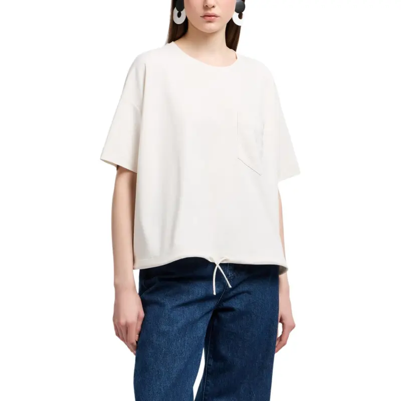 EMPORIO ARMANI Logo Embellished Crewneck T Shirt-1