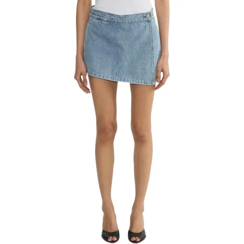 ARITZIA SS25 Denim Forum The '90s Vintage Mini Denim Skort Denim Shorts Women's-2