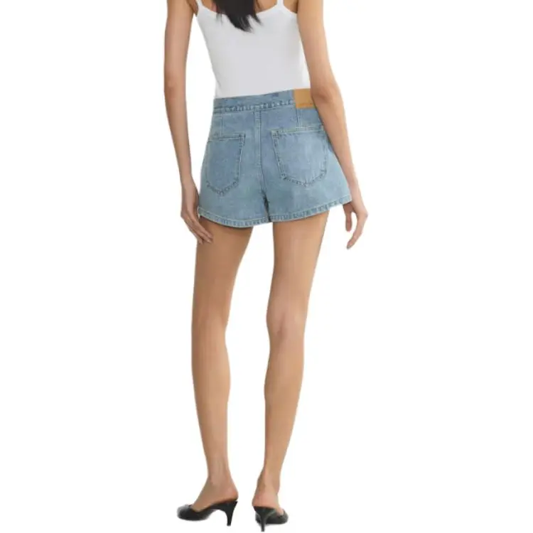 ARITZIA SS25 Denim Forum The '90s Vintage Mini Denim Skort Denim Shorts Women's-3