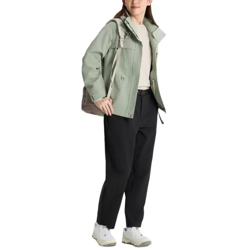 Columbia Transit SS25 Waterproof, Windproof, Breathable, And Thermal Windbreaker Jacket Women's Light Green-3
