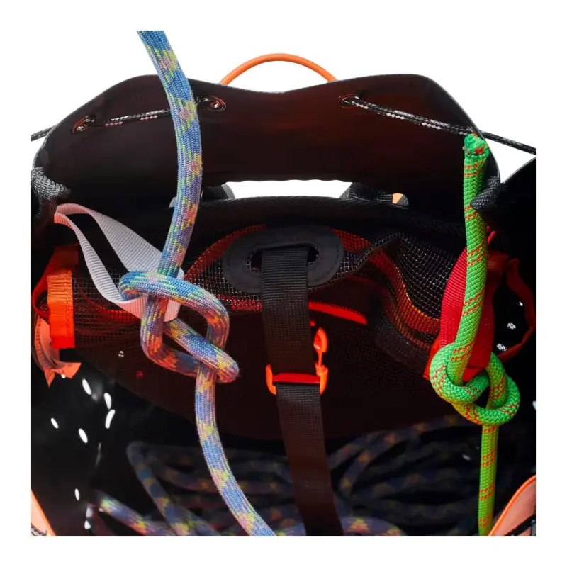 DECATHLON Polyester Backpack Regular Unisex Orange & Black-6