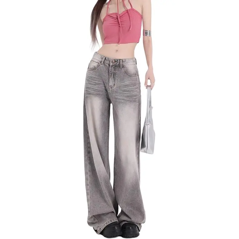 Kazakhstan Casual Pants Women's Black Gray Color-3