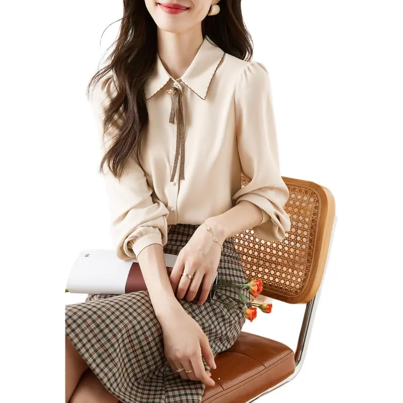 Mo Han Yi Mei Skirt Set Women's Khaki-5