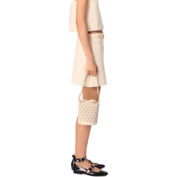 Maje Casual Short Skirts Women's Light Umber With A Slight White Tint-3