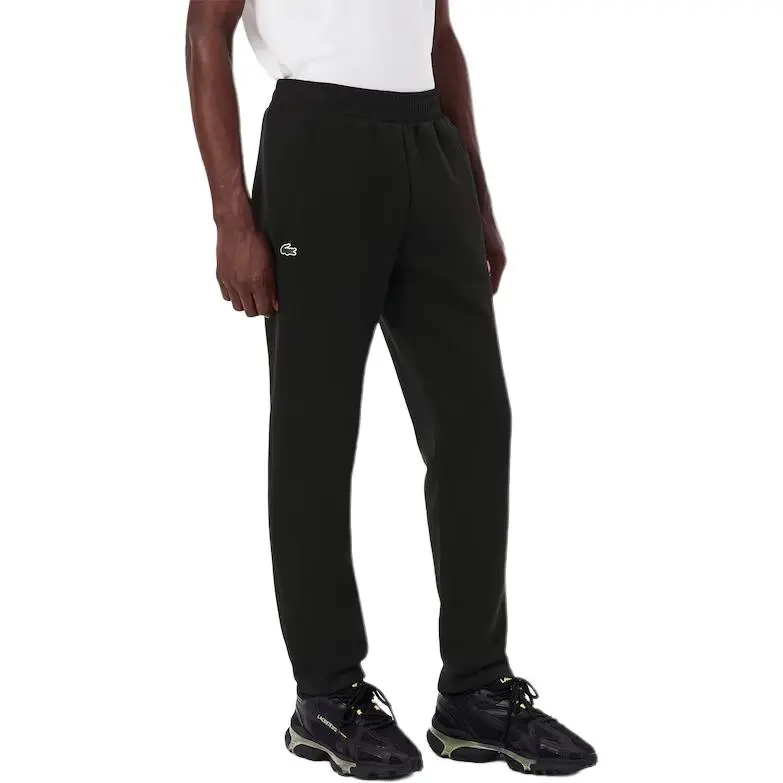 LACOSTE Knitted Sports Pants Men's Black-3