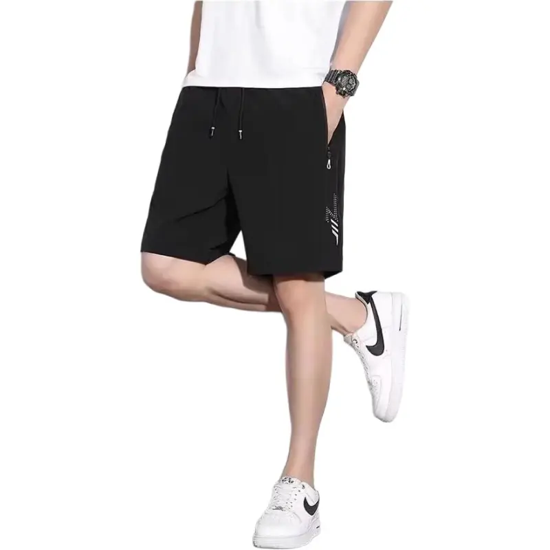 KVIV Casual Shorts Men Black -1
