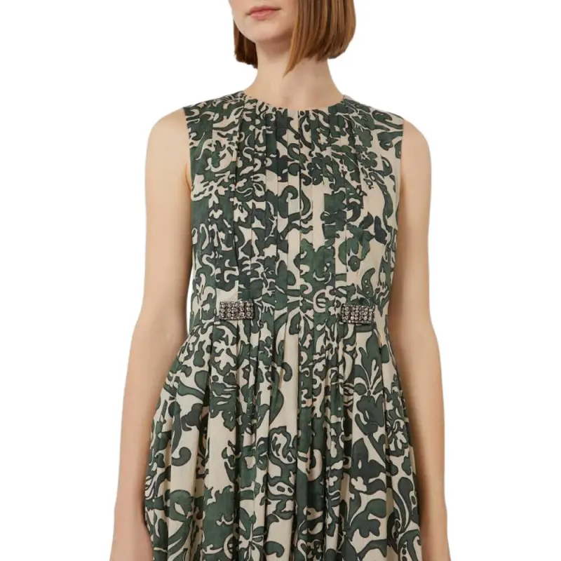 MaxMara Sleeveless Dress Women's Green-4