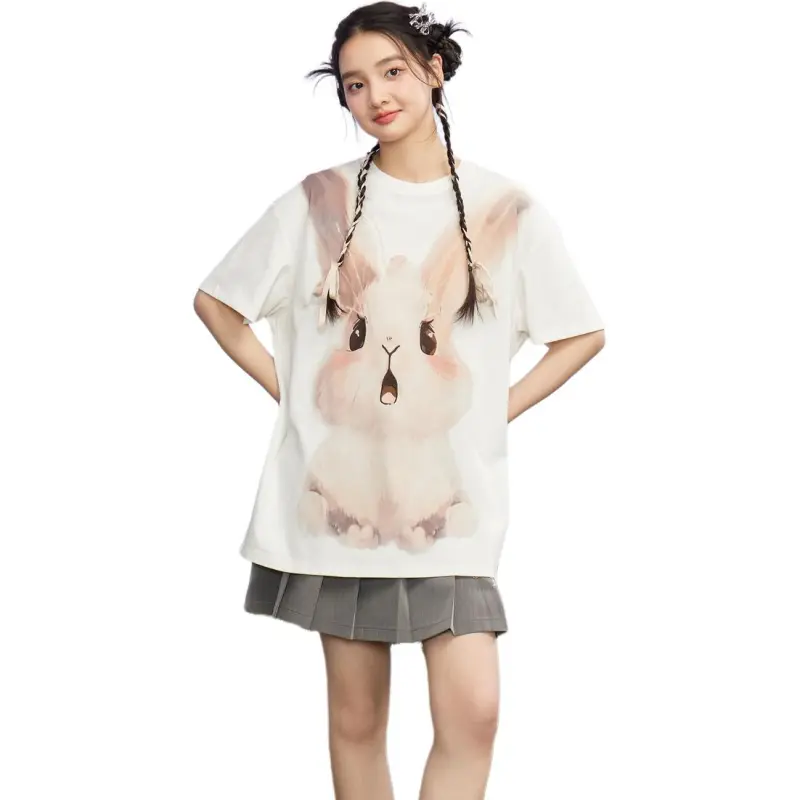 ZIHAN SS24 T Shirt Women's White-2