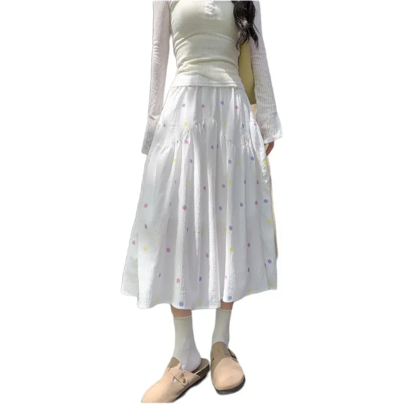 Mu Xiao Xin Casual Long Skirt Women's-4